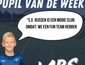 Lars Bosch is Pupil van de week op Zaterdag 8 november 2025