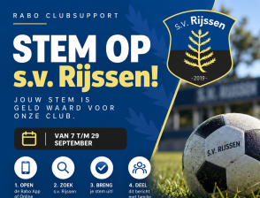 Jouw stem is geld waard voor s.v. Rijssen
