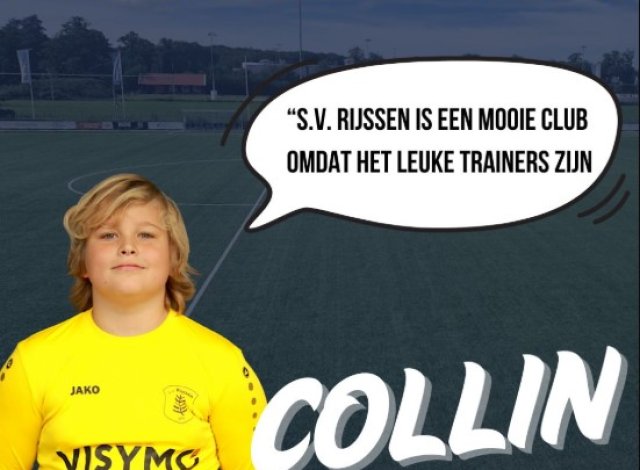 Collin Finke is pupil van de week op zaterdag 4 oktober 2025