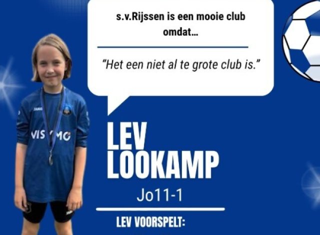 Lev Lookamp is pupil van de week op zaterdag 26 september 2026