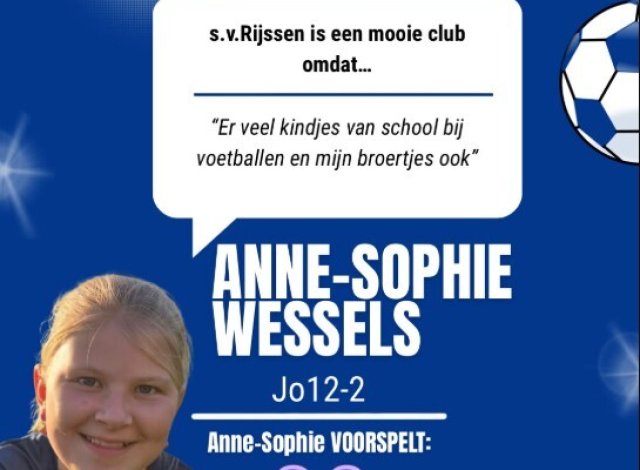 Anne – Sophie Wessels is pupil van de week op zaterdag 10 oktober 2026